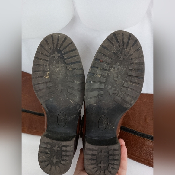 BOC Winter Fall Y2K Brown Faux Leather Knee-High Boots (#1,335) - Picture 6 of 9